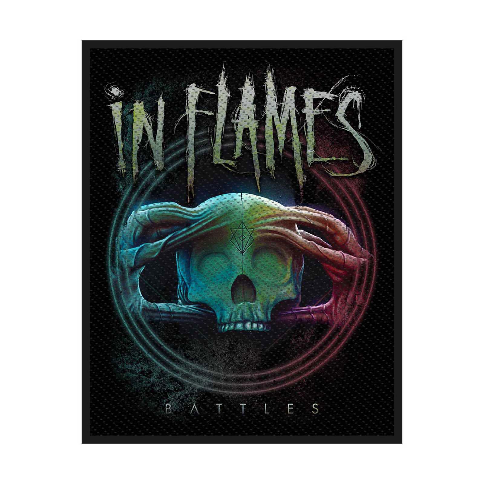 (イン・フレイムス) In Flames オフィシャル商品 Battles ワッペン 織地 パッチ 【海外通販】