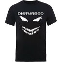(ディスターブド) Disturbed オフィシャル商品 ユニセックス Scary Face キャンドル Tシャツ 半袖 トップス 【海外通販】