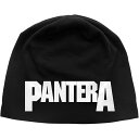 (パンテラ) Pantera オフィシャル商品 ユニセックス ロゴ ニット帽 ビーニー キャップ 【海外通販】