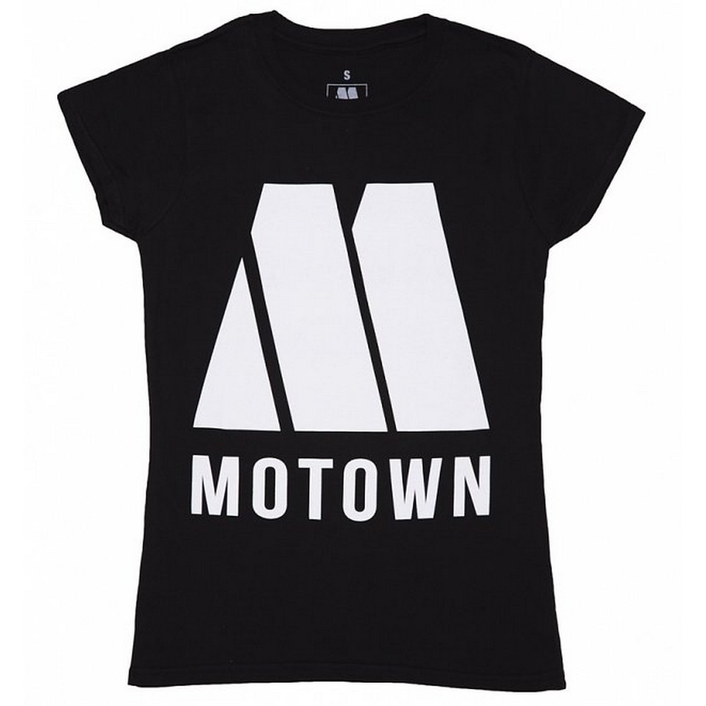 (モータウン・レコード) Motown Records オフィシャル商品 レディース M Tシャツ コットン ロゴ 半袖 ..