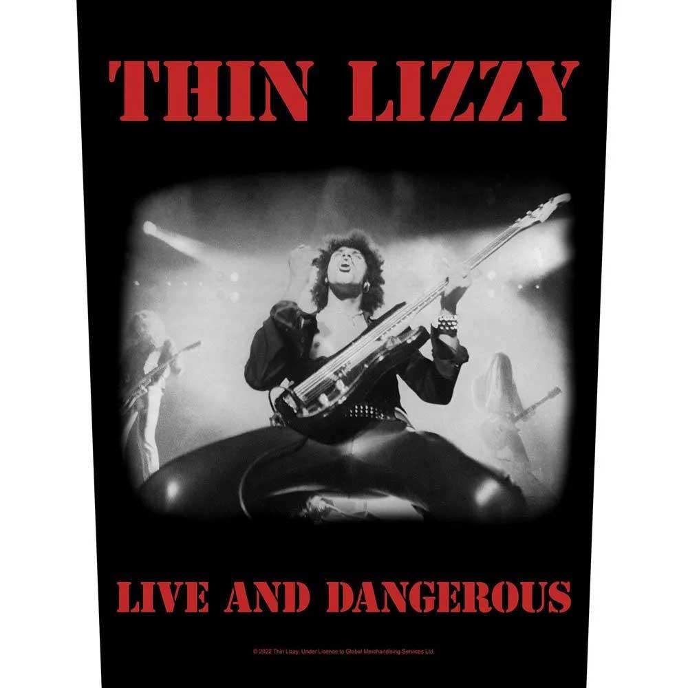 乐天商城 - (シン・リジィ) Thin Lizzy オフィシャル商品 Live & Dangerous ワッペン パッチ 【海外通販】