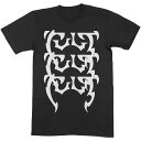 (ザ カルト) The Cult オフィシャル商品 ユニセックス リピートロゴ Tシャツ コットン 半袖 トップス 【海外通販】