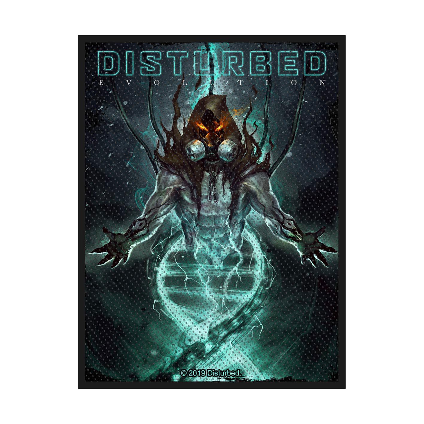 (ディスターブド) Disturbed オフィシャル商品 エボリューション ワッペン パッチ 【海外通販】