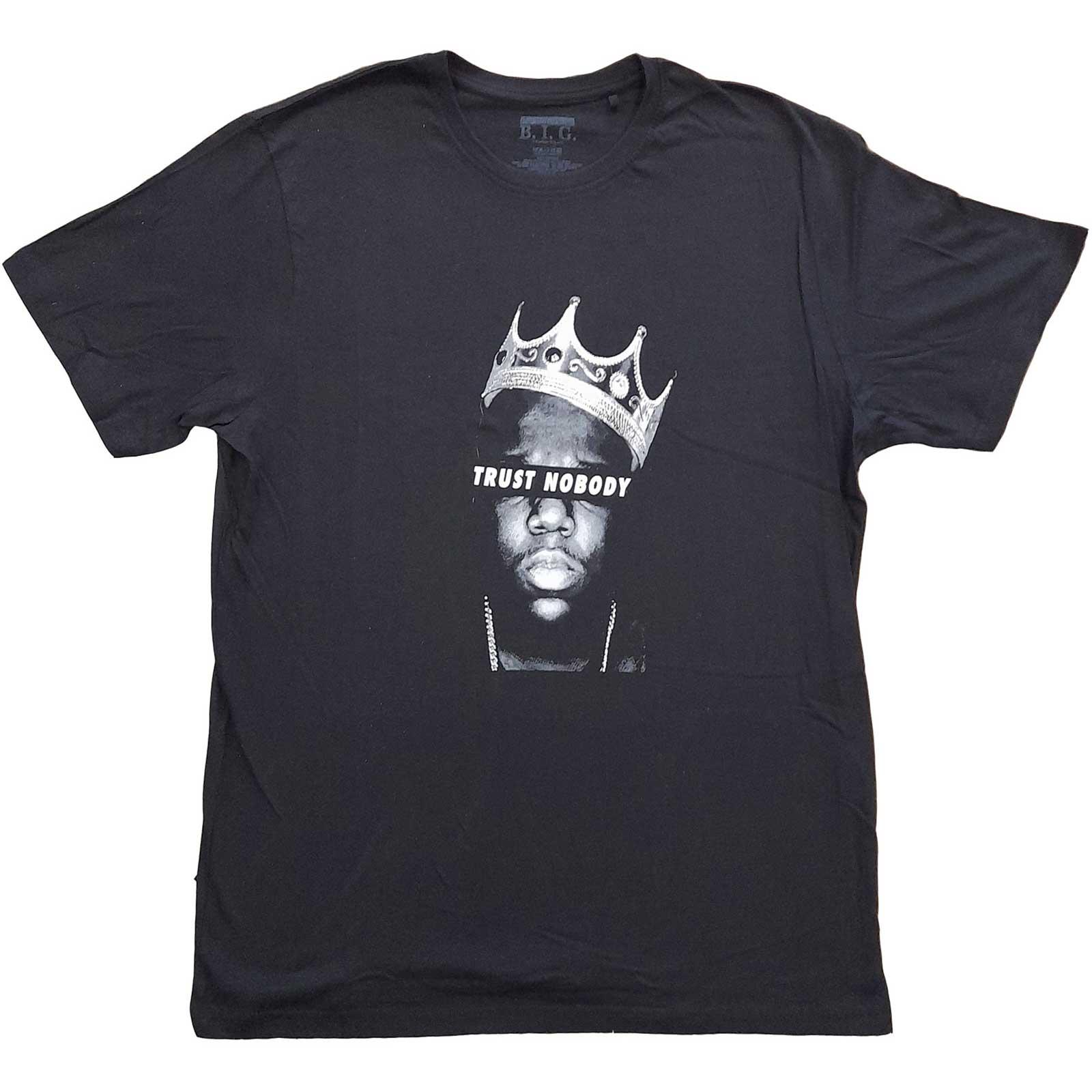 (ビギー・スモールズ) Biggie Smalls オフィシャル商品 ユニセックス Trust Nobody Tシャツ コットン 半袖 トップス 【海外通販】