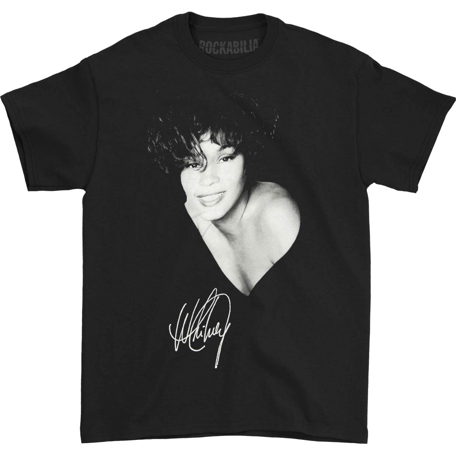 (ホイットニー・ヒューストン) Whitney Houston オフィシャル商品 ユニセックス Photograph Tシャツ 半袖 トップス 【海外通販】