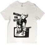 (マシン・ガン・ケリー) Machine Gun Kelly オフィシャル商品 ユニセックス TV Warp Tシャツ コットン 半袖 トップス 【海外通販】