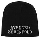 (アヴェンジド・セヴンフォールド) Avenged Sevenfold オフィシャル商品 ユニセックス ロゴ ニット帽 ビーニー キャップ 【海外通販】