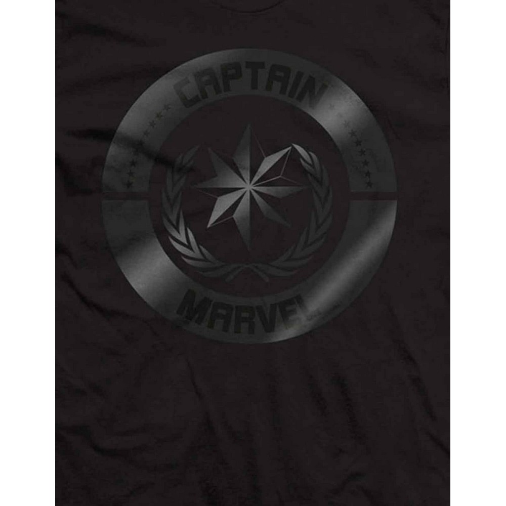 (キャプテン・マーベル) Captain Marvel オフィシャル商品 ユニセックス Circle Tシャツ コットン 半袖 トップス 【海外通販】