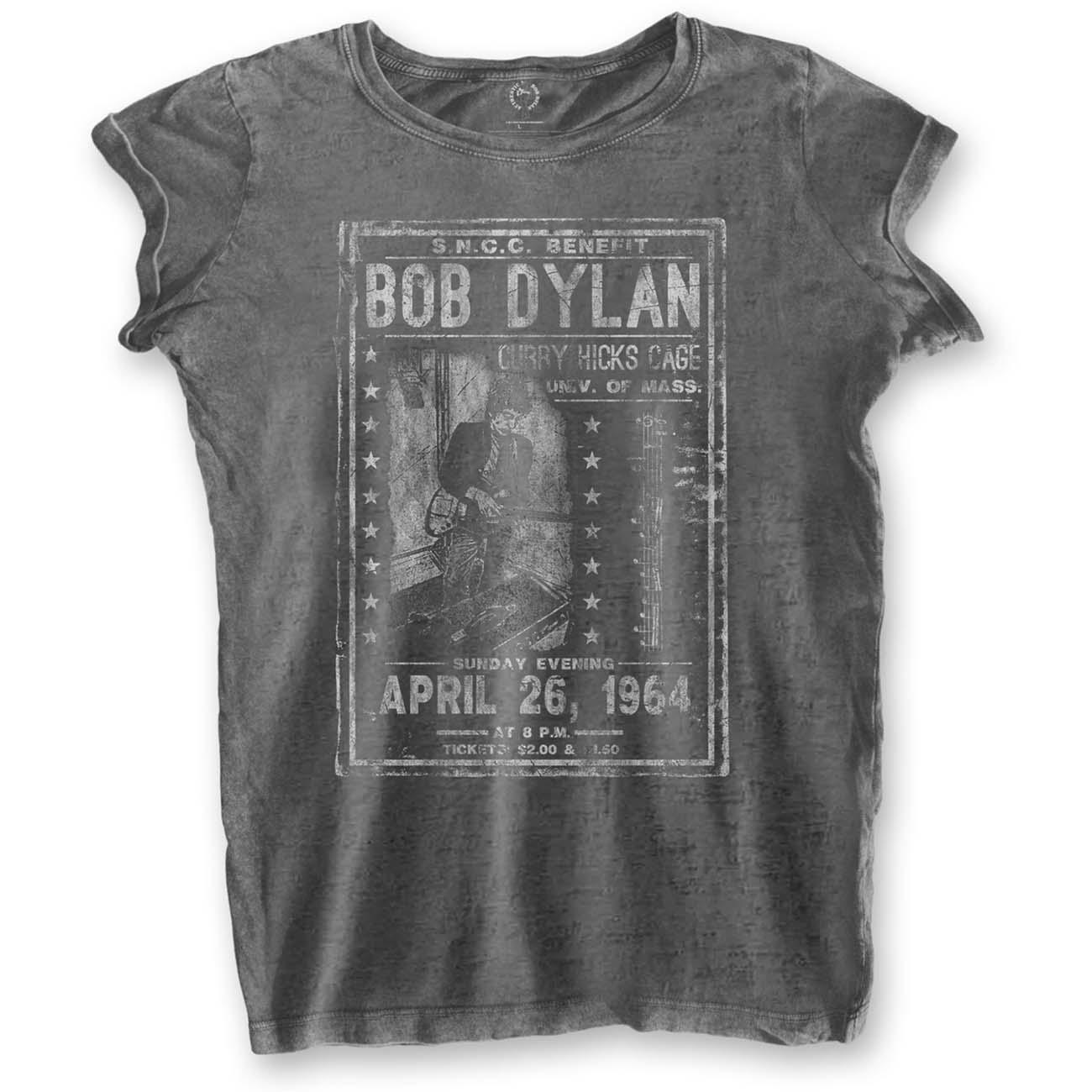 (ボブ・ディラン) Bob Dylan オフィシャル商品 レディース Curry Hicks Cage バーンアウト Tシャツ コットン 半袖 トップス 【海外通販】