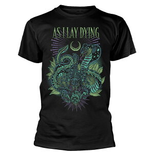 (アズ・アイ・レイ・ダイング) As I Lay Dying オフィシャル商品 ユニセックス Cobra Tシャツ コットン 半袖 トップス 【海外通販】