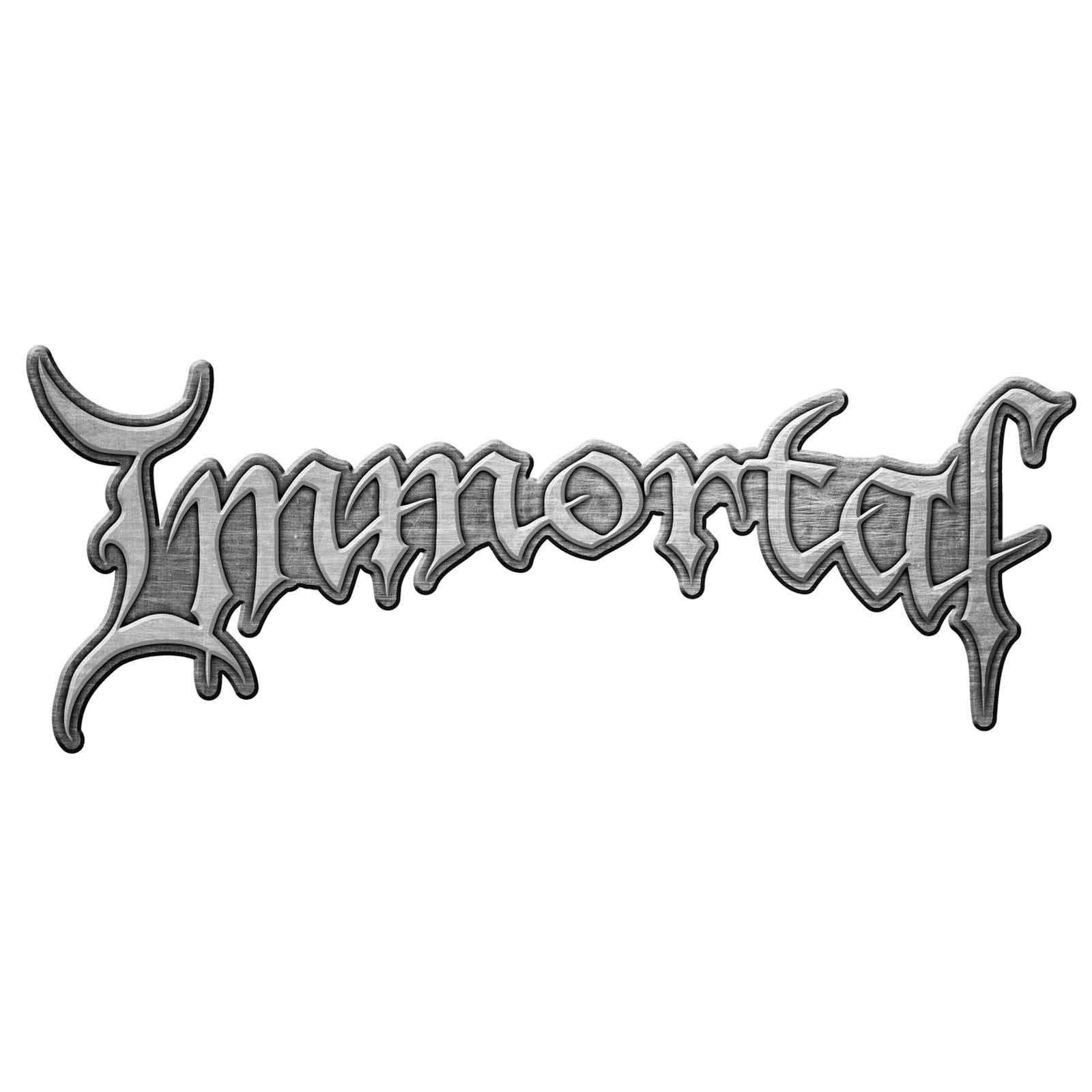 (イモータル) Immortal オフィシャル商品 ロゴ ダイキャスト バッジ 【海外通販】