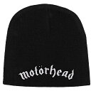 (モーターヘッド) Motorhead オフィシャル商品 ユニセックス ロゴ ニット帽 ビーニー キャップ 【海外通販】