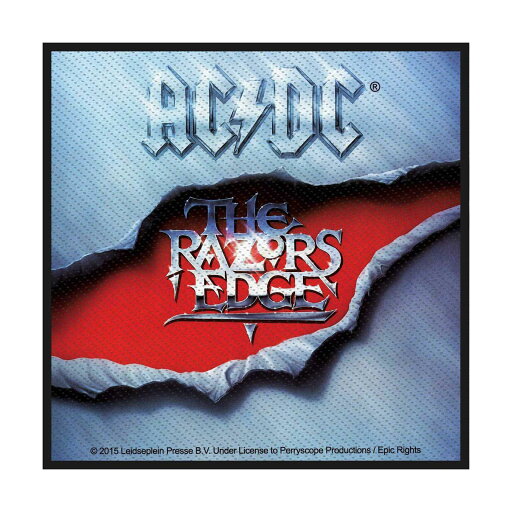 (エーシー・ディーシー) AC/DC オフィシャル商品 The Razors Edge ワッペン パッチ 【海外通販】 (エーシー・ディーシー) AC/DC オフィシャル商品 The Razors Edge ワッペン パッチ 【海外通販】