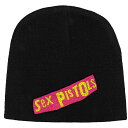 (セックス・ピストルズ) Sex Pistols オフィシャル商品 ユニセックス ロゴ ニット帽 ビーニー キャップ 【海外通販】