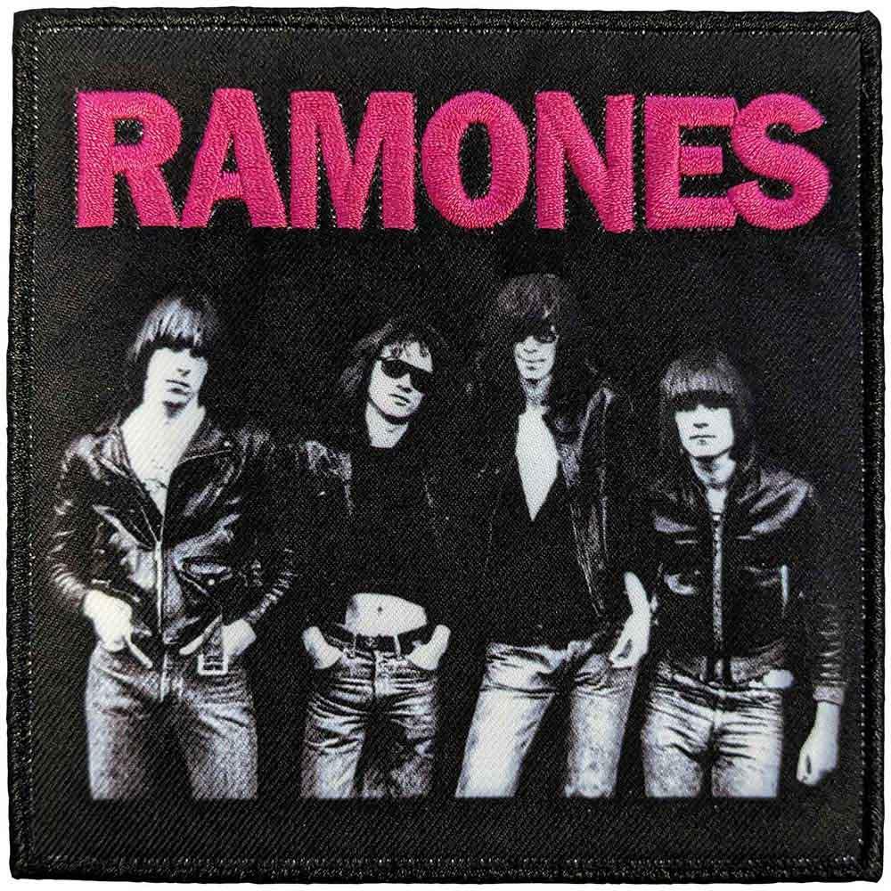 (ラモーンズ) Ramones オフィシャル商品 Band Photo ワッペン アイロン装着 パッチ 