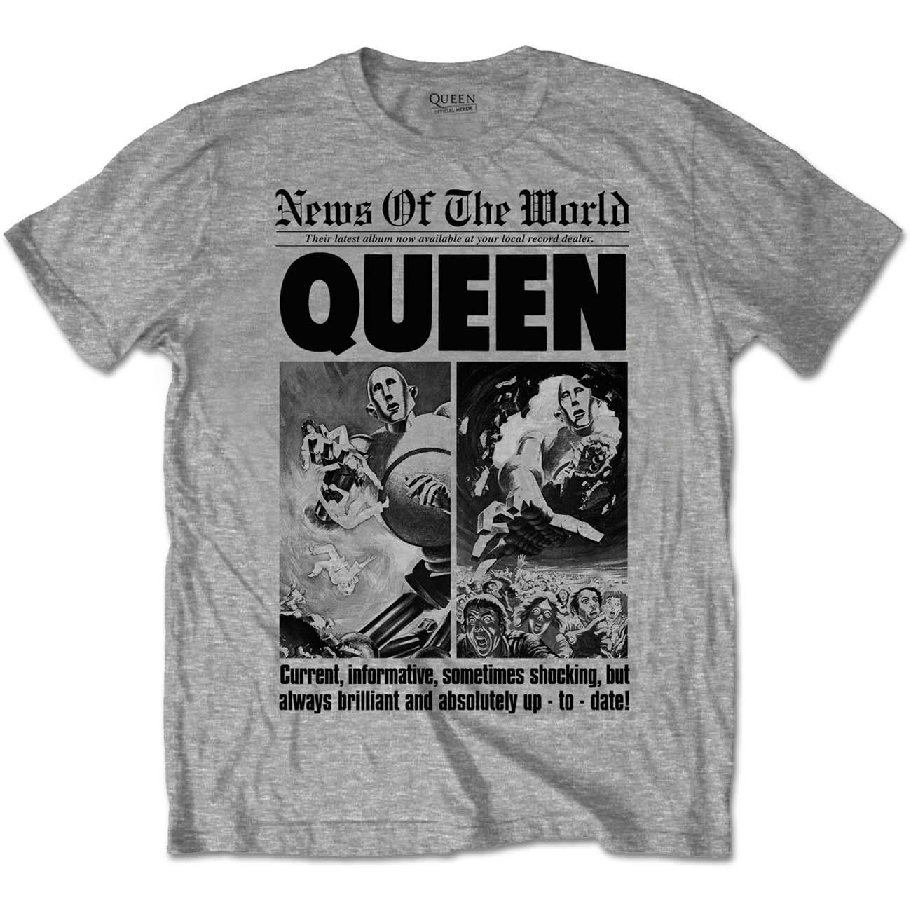 (クイーン) Queen オフィシャル商品 ユニセックス News Of The World Tシャツ 半袖 トップス 【海外通販】