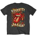 (ローリング・ストーンズ) The Rolling Stones オフィシャル商品 ユニセックス Stars ロゴ Tシャツ 半袖 トップス 【海外通販】