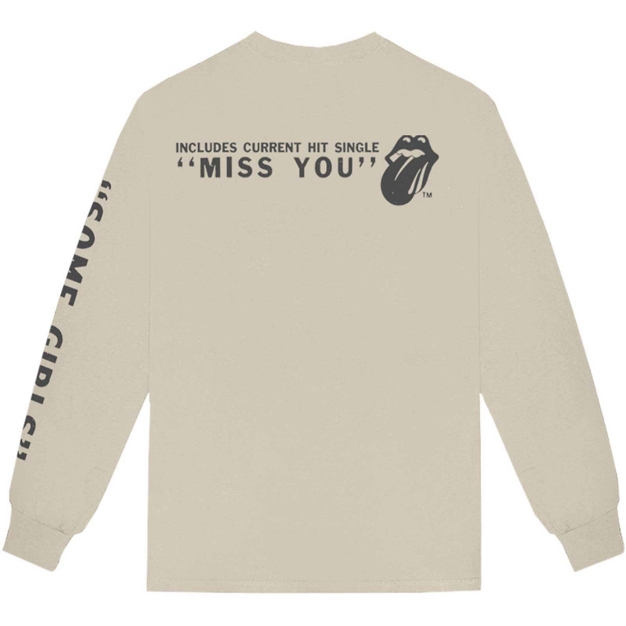 (ローリング ストーンズ) The Rolling Stones オフィシャル商品 ユニセックス Some Girls Tシャツ コットン 長袖 トップス 【海外通販】