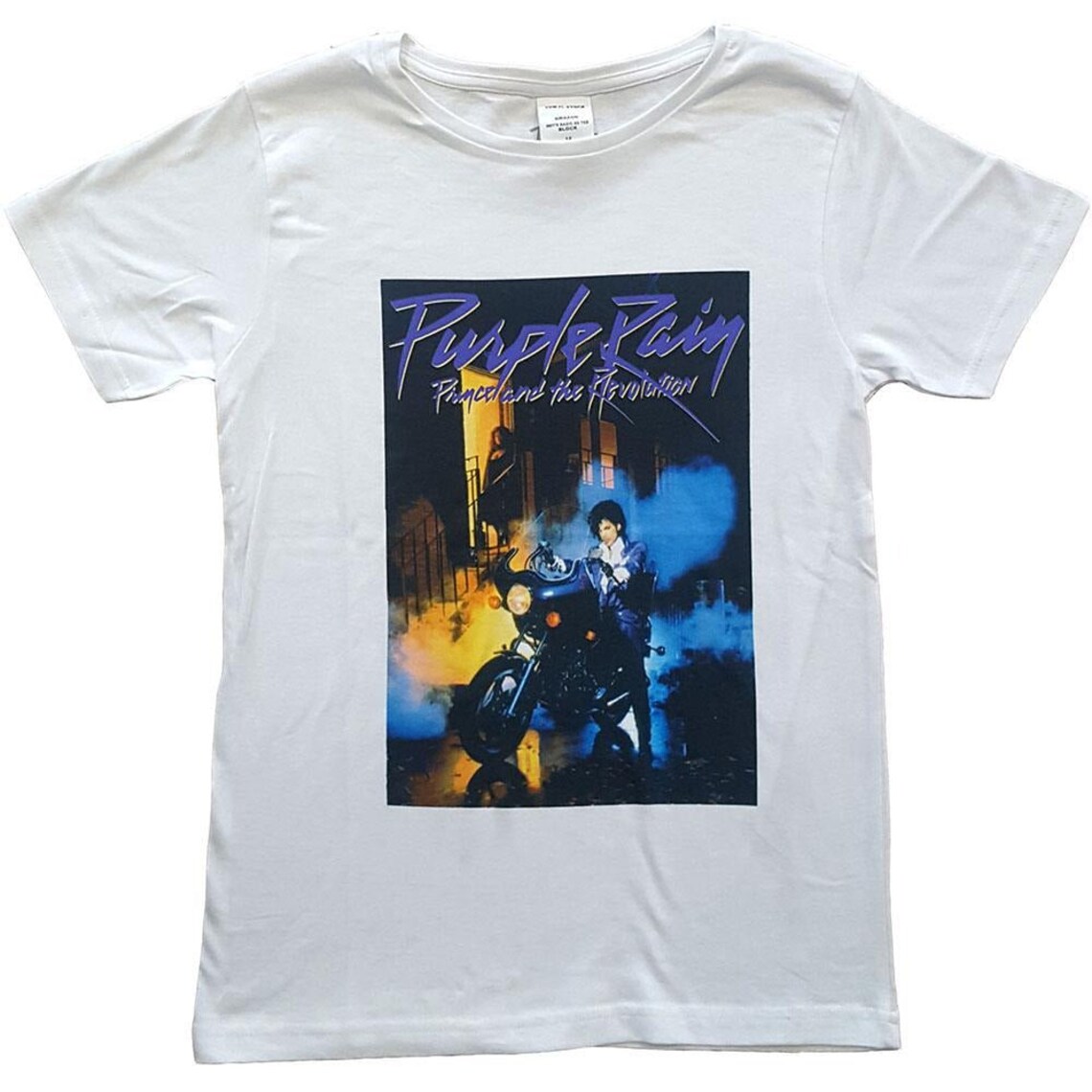 乐天商城 - (プリンス) Prince オフィシャル商品 ユニセックス Purple Rain Tシャツ スクエア 半袖 トップス 【海外通販】