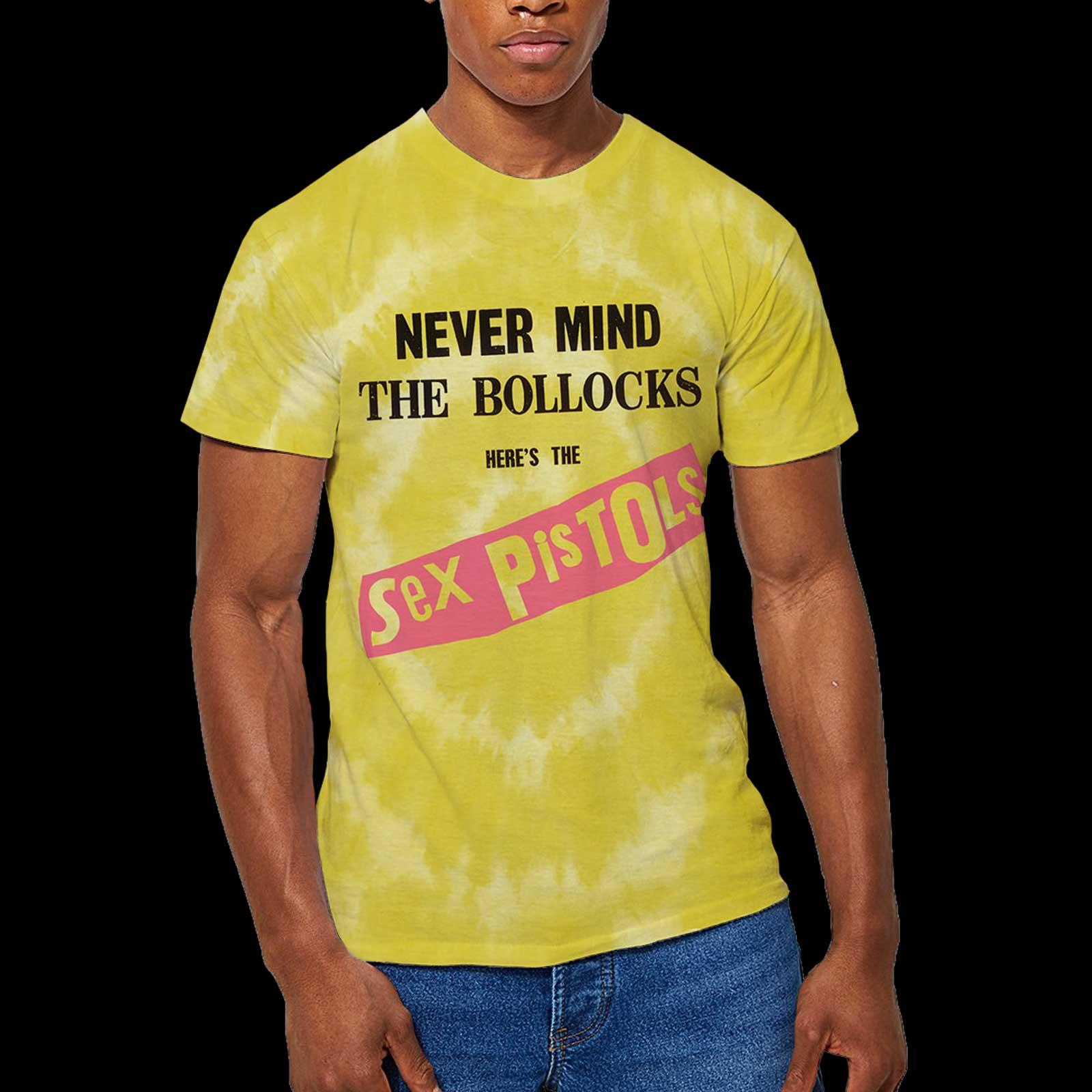 (セックス ピストルズ) Sex Pistols オフィシャル商品 ユニセックス Never Mind The Bollocks Tシャツ アルバム ディップダイ 半袖 トップス 【海外通販】