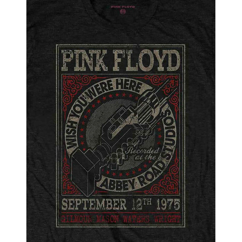 (ピンク・フロイド) Pink Floyd オフィシャル商品 ユニセックス WYWH Abbey Road Studios Tシャツ 半袖 トップス 【海外通販】