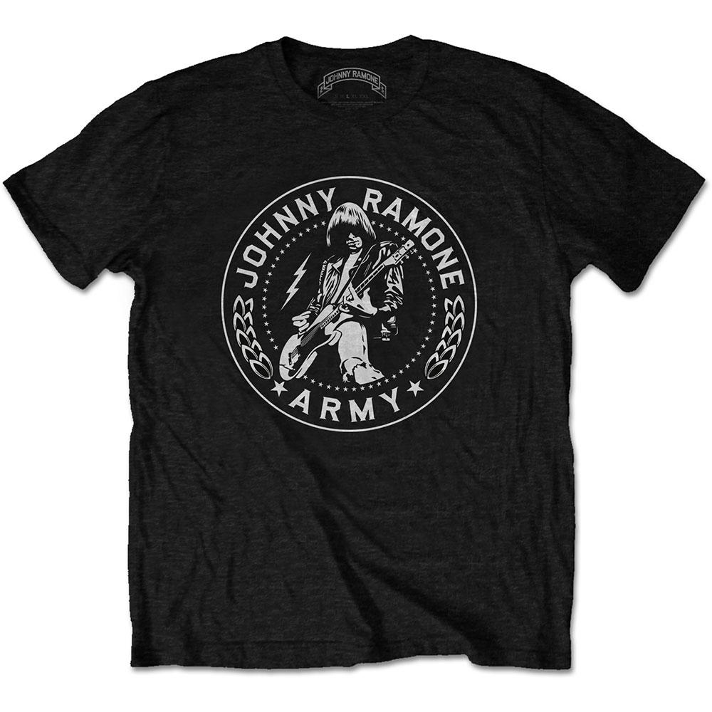 (ジョニー・ラモーン) Johnny Ramone オフィシャル商品 ユニセックス Seal Tシャツ 半袖 トップス 【海外通販】