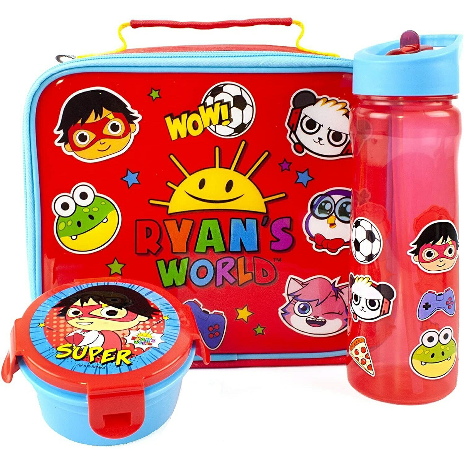 (ライアンズワールド) Ryan's World キッズ・子供 ランチバッグ セット (3ピース) 【海外通販】