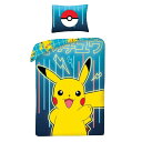 (ポケモン) Pokemon オフィシャル商品 キッズ・子供用 掛け布団カバー・枕カバーセット 【海外通販】