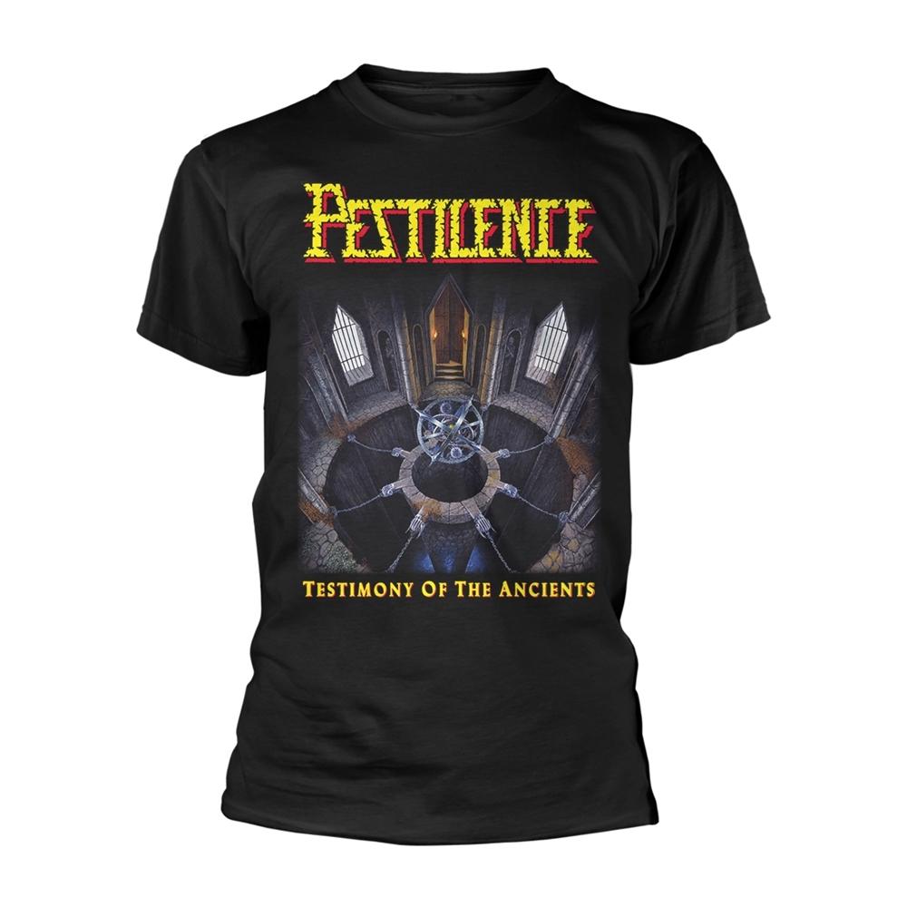 (ペスティレンス) Pestilence オフィシャル商品 ユニセックス Testimony Of The Ancients Tシャツ 半袖 トップス 