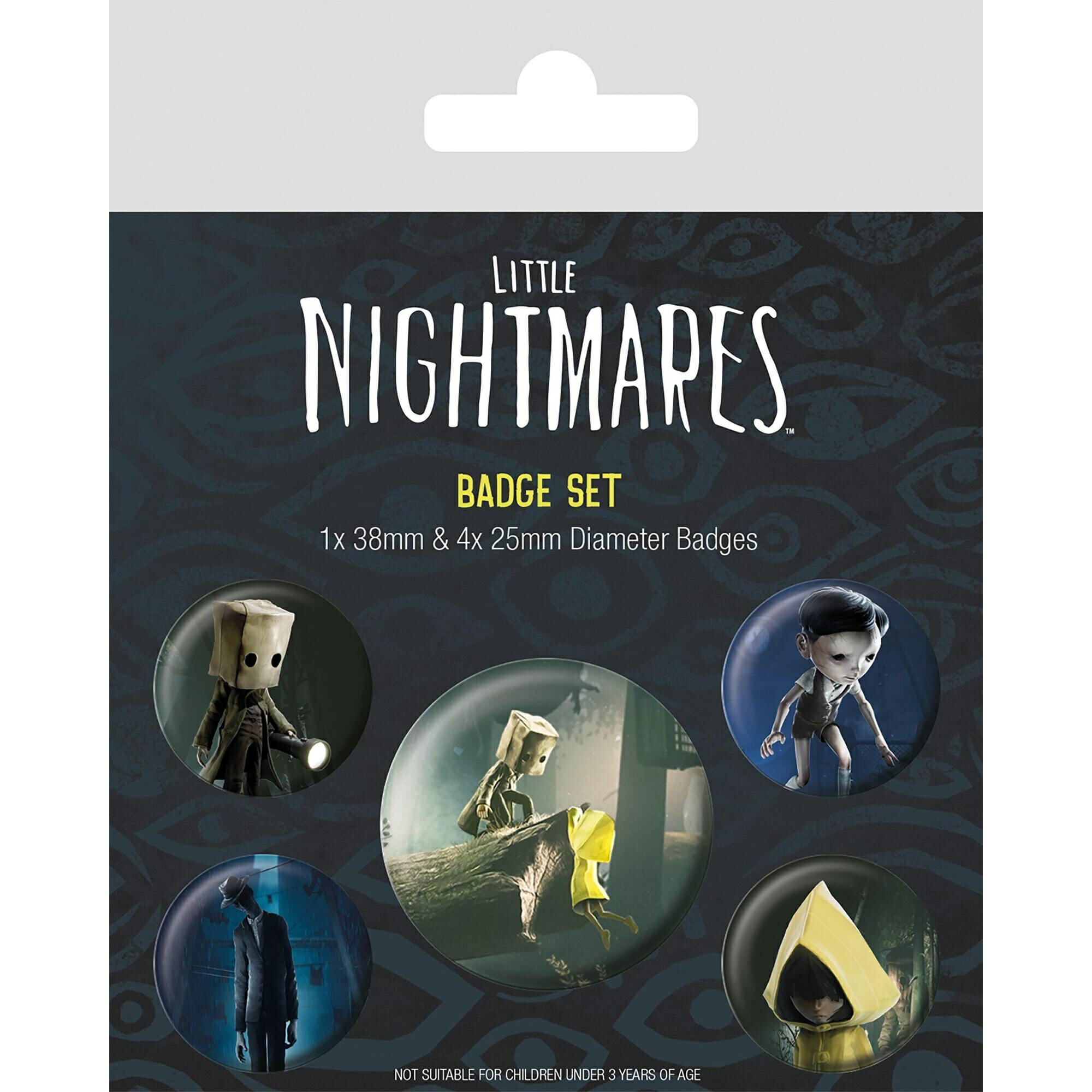 (リトルナイトメア) Little Nightmares オフィシャル商品 キャラクター バッジ セット (5個組) 【海外通販】
