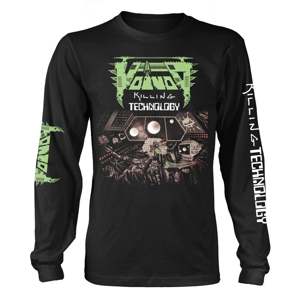 (ヴォイヴォド) Voivod オフィシャル商品 ユニセックス Killing Technology Tシャツ 長袖 トップス 【海外通販】