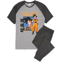 (ドラゴンボールZ) Dragon Ball Z オフィシャル商品 メンズ 悟空 パジャマ 半袖 上下セット 【海外通販】