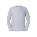 (フルーツオブザルーム) Fruit of the Loom メンズ Iconic 195 Premium 長袖Tシャツ カットソー トップス 【海外通販】