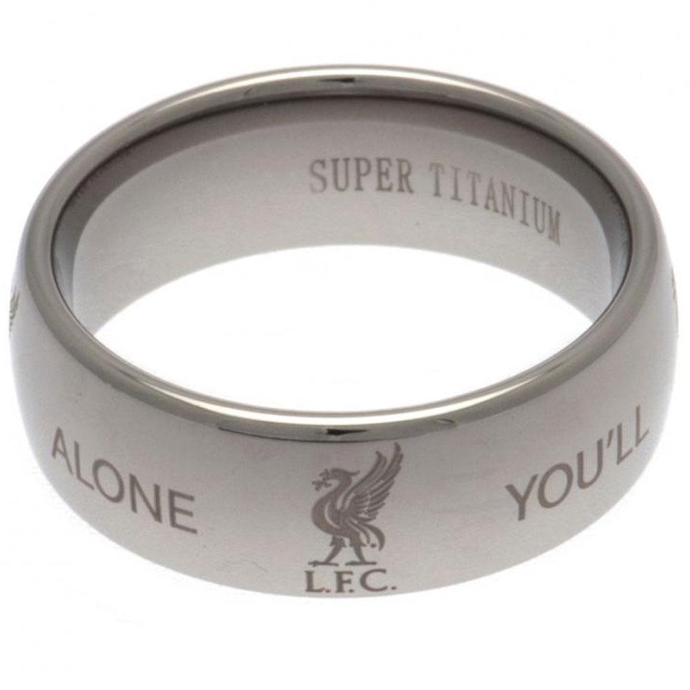 リバプール フットボールクラブ Liverpool FC オフィシャル商品 スーパーチタニウム リング 指輪 アクセサリー 【海外通販】