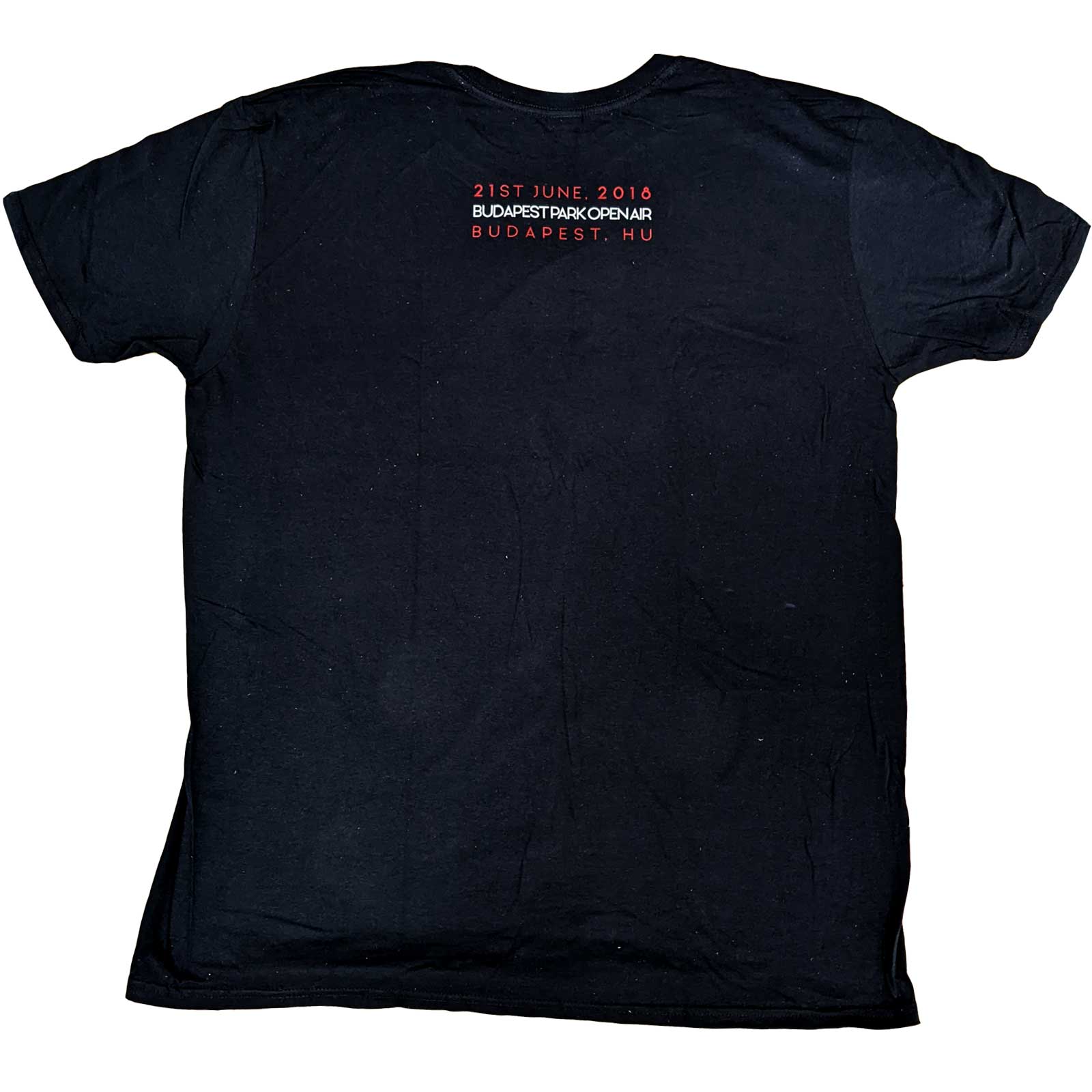 (クイーンズ・オブ・ザ・ストーン・エイジ) Queens Of The Stone Age オフィシャル商品 ユニセックス Budapest 2018 Tシャツ 半袖 トップス 