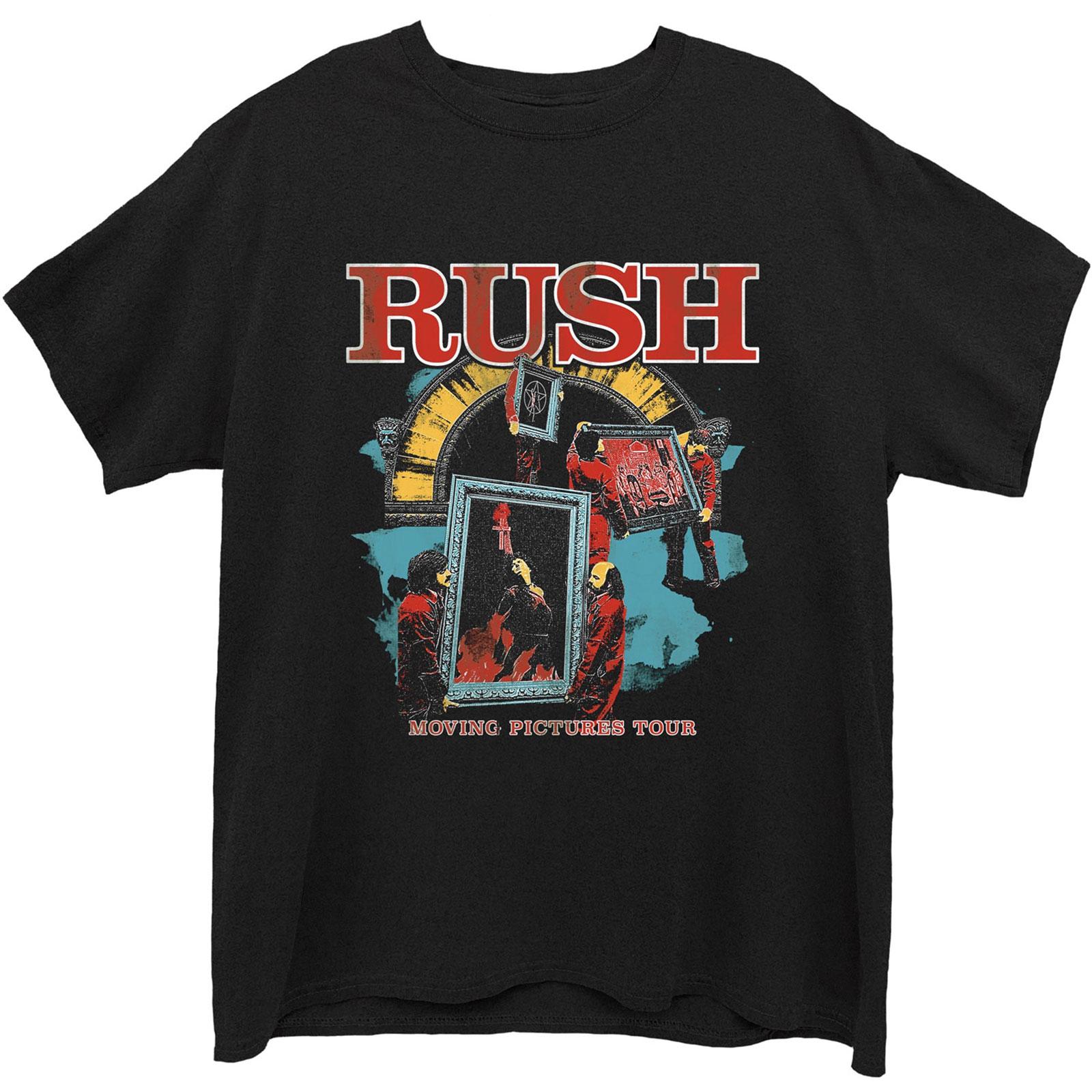 (ラッシュ) Rush オフィシャル商品 ユニセックス Moving Pictures Tシャツ コットン 半袖 トップス 【海外通販】