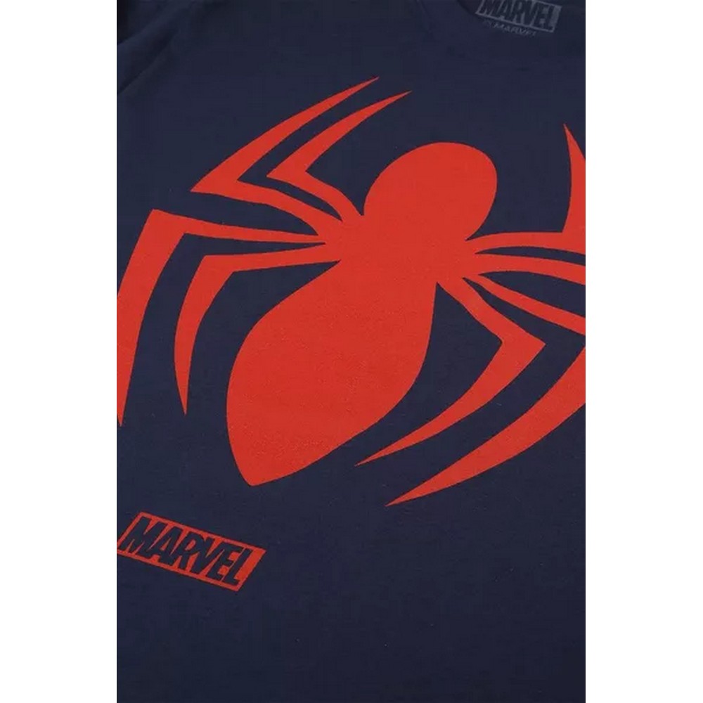 (スパイダーマン) Spider-Man オフィシャル商品 メンズ ロゴ Tシャツ 半袖 トップス 【海外通販】