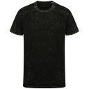 (スキニー・フィット) Skinni Fit ユニセックス ウォッシュ 半袖 Tシャツ トップス 【海外通販】