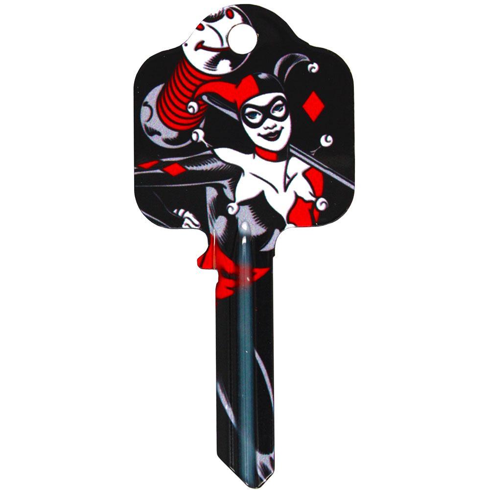 (DCコミックス) DC Comics スーサイド・スクワッド オフィシャル商品 ハーレイ・クイン ブランクキー 鍵 チャーム 【海外通販】