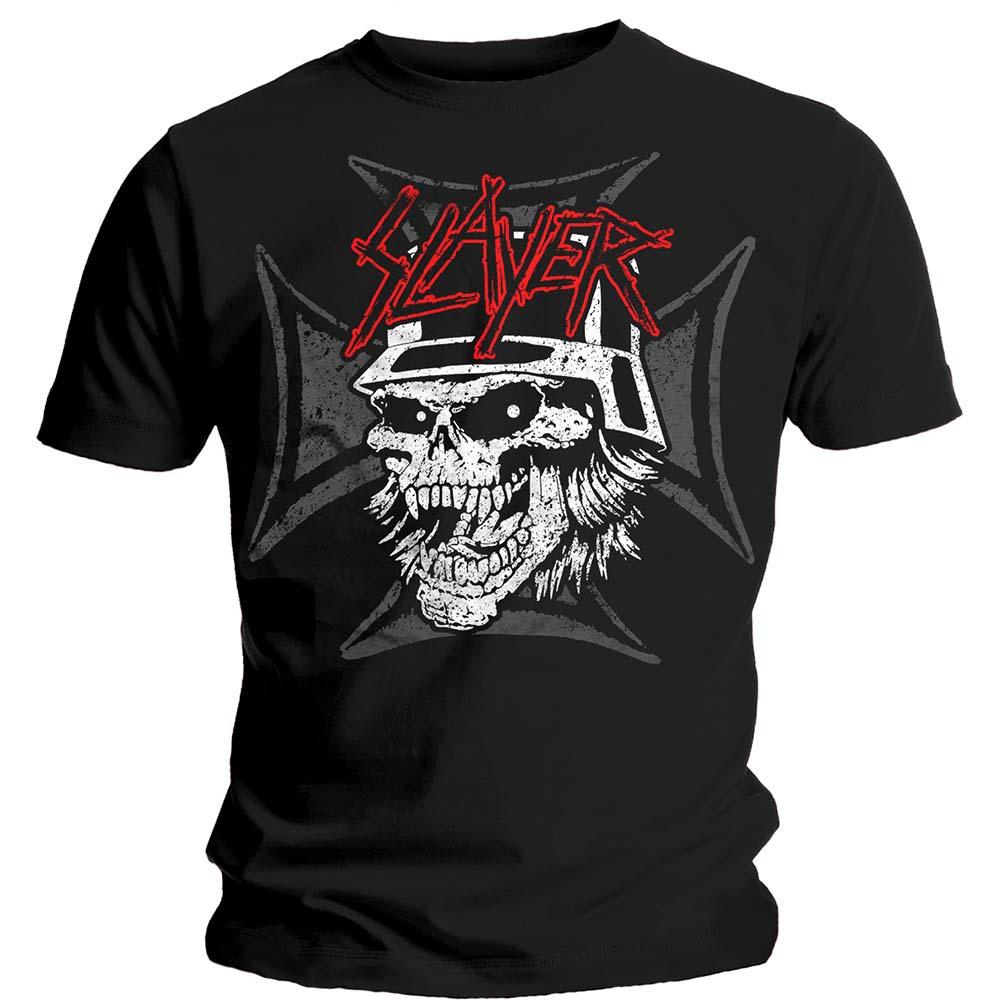 Rakuten - (スレイヤー) Slayer オフィシャル商品 ユニセックス Graphic Skull Tシャツ 半袖 トップス 【海外通販】