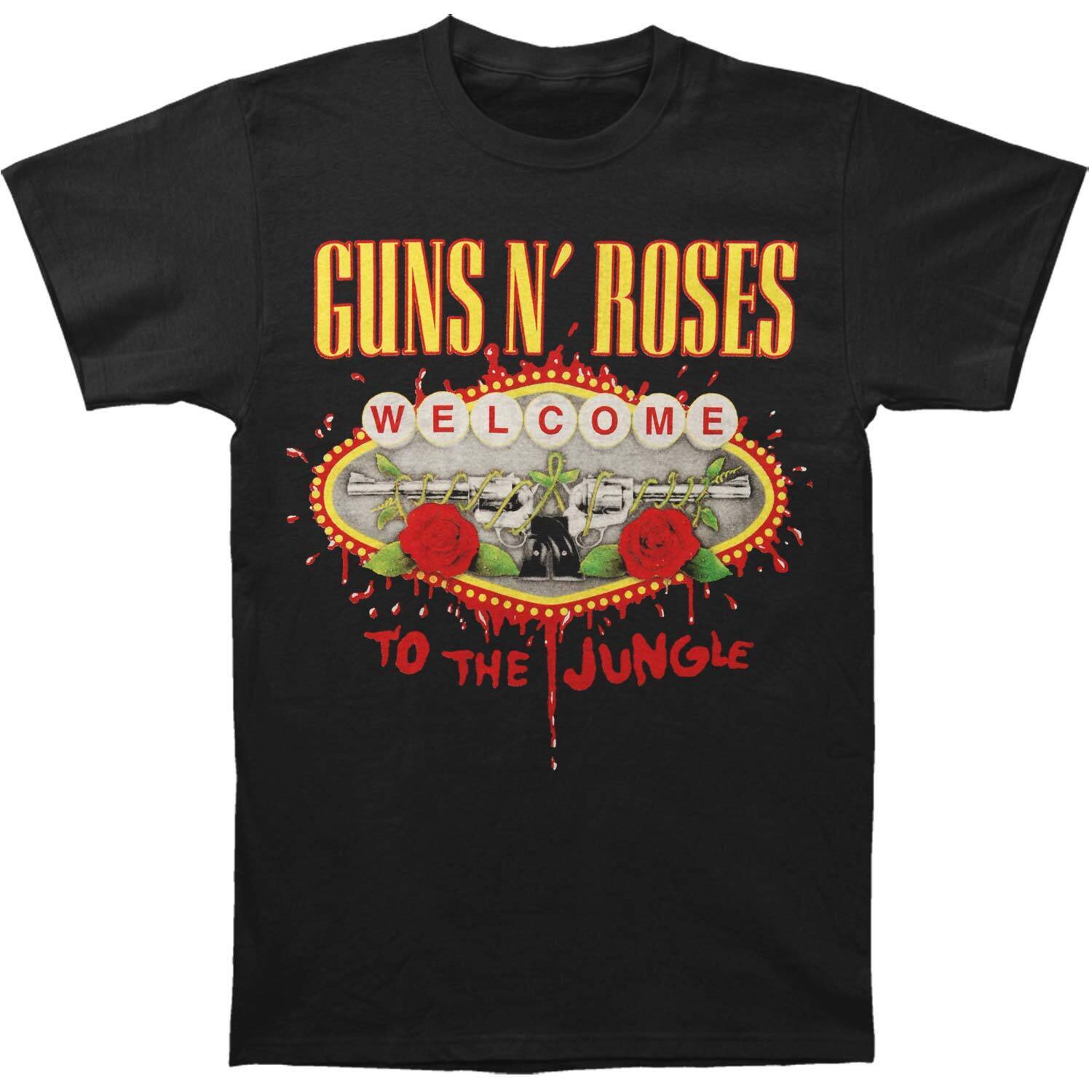 (ガンズ・アンド・ローゼズ) GuNs N Roses オフィシャル商品 ユニセックス Welcome to the Jungle Tシャツ 半袖 トップス 【海外通販】
