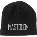 (マストドン) Mastodon オフィシャル商品 ユニセックス ロゴ ニット帽 ビーニー キャップ 【海外通販】