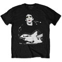 (ルー・リード) Lou Reed オフィシャル商品 ユニセックス Bleached フォト Tシャツ コットン 半袖 トップス 【海外通販】