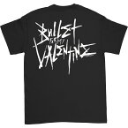 (ブレット・フォー・マイ・ヴァレンタイン) Bullet For My Valentine オフィシャル商品 ユニセックス バックプリント Tシャツ ロゴ 半袖 トップス 【海外通販】