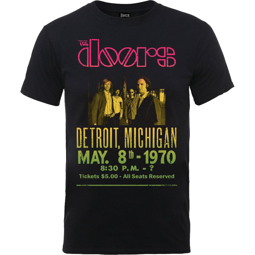 乐天商城 - (ドアーズ) The Doors オフィシャル商品 ユニセックス Gradient Show Poster Tシャツ コットン 半袖 トップス 【海外通販】