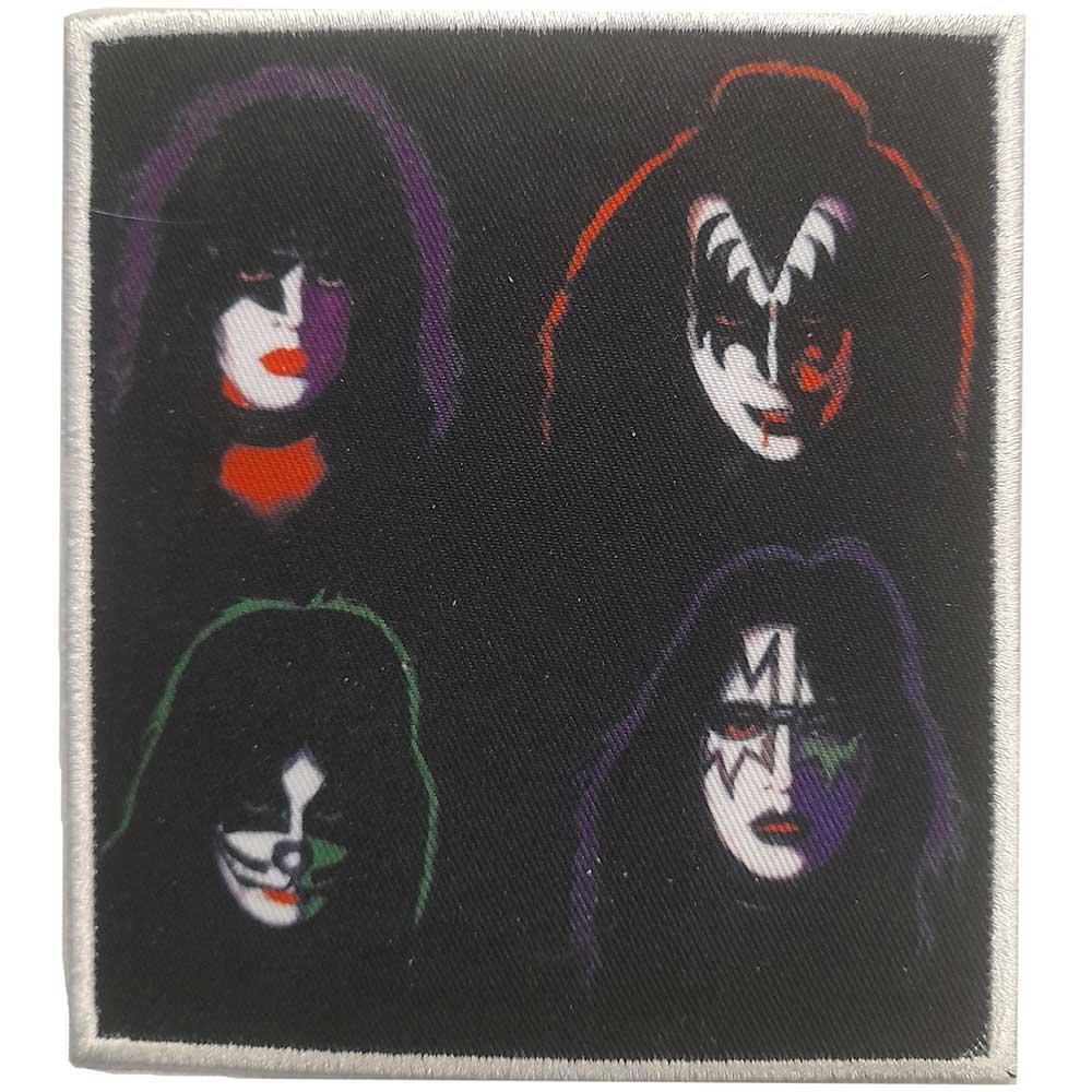 (キッス) Kiss オフィシャル商品 Four Heads ワッペン パッチ 【海外通販】