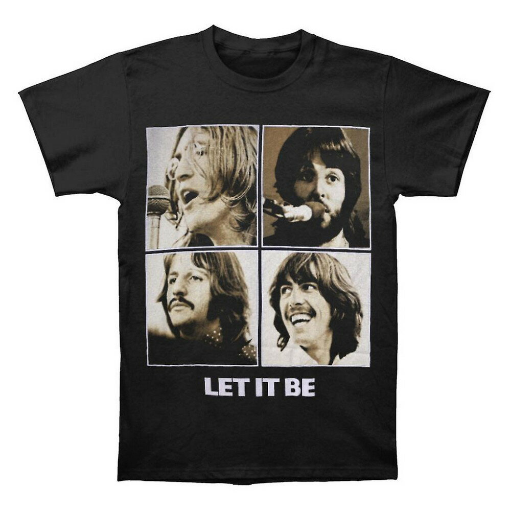 (ザ・ビートルズ) The Beatles オフィシャル商品 ユニセックス Let It Be Sepia Tシャツ 半袖 トップス 【海外通販】