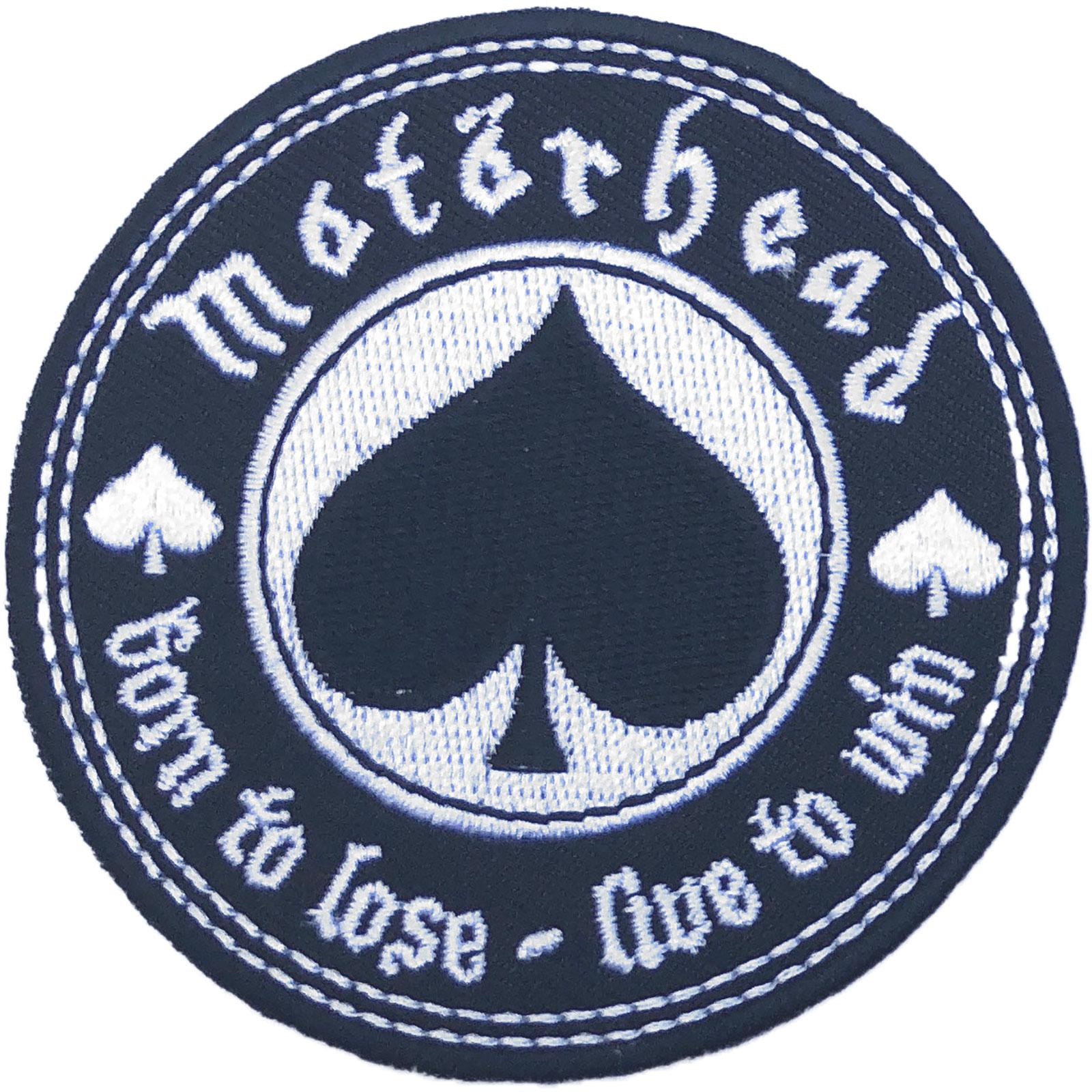 (モーターヘッド) Motorhead オフィシャル商品 Born To Love. Live To Win Circular ワッペン アイロン接着 パッチ 