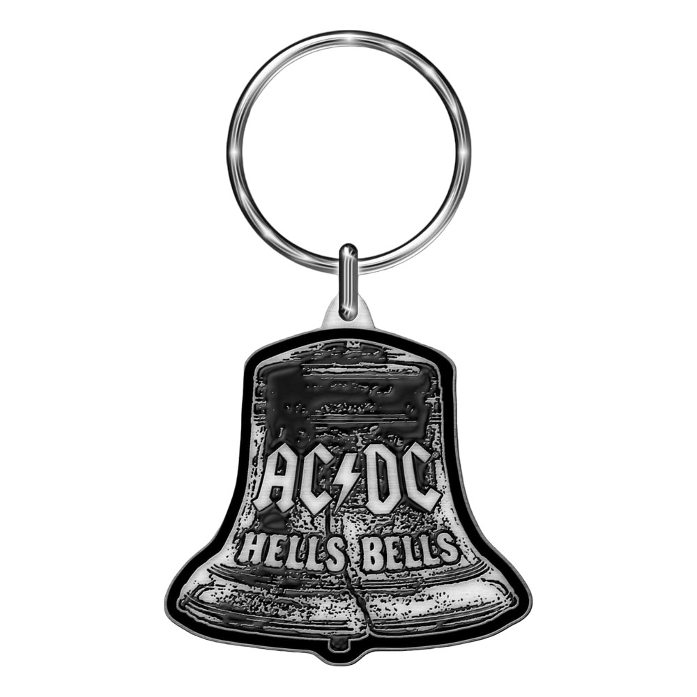 (エーシー・ディーシー) AC/DC オフィシャル商品 Hells Bells キーリング メタル キーホルダー 【海外通販】