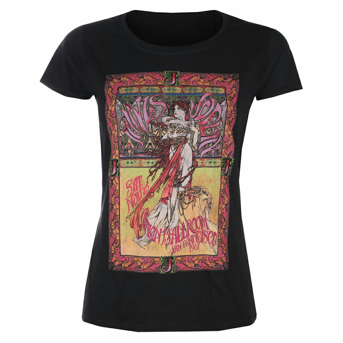 (ジャニス・ジョプリン) Janis Joplin オフィシャル商品 レディース Avalon Ballroom '67 Tシャツ コッ..